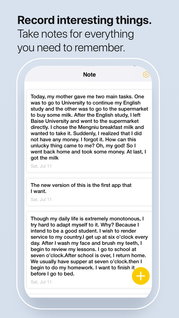 AnythingsTodoNotes Schedule