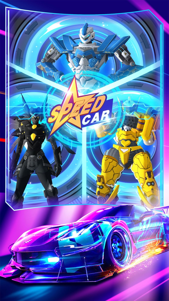 Speedy Car Space Travel