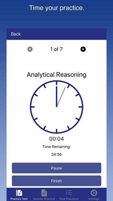 LSAT Test Timer screenshot 3