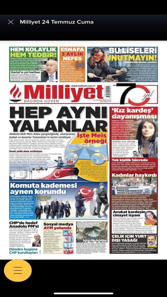 Gazetelik – Günlük Gazeteniz