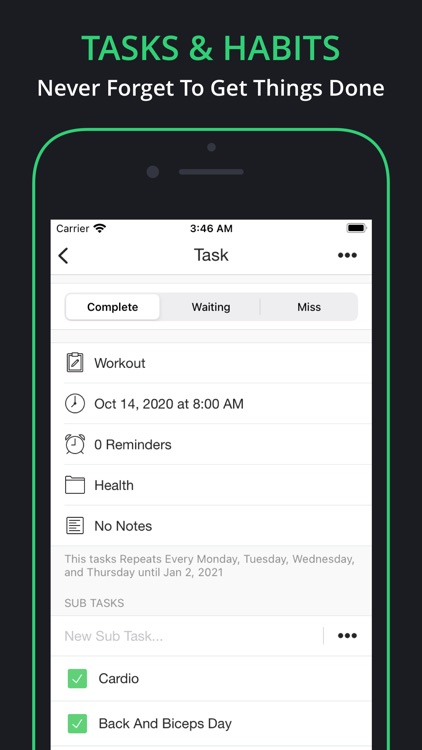 Habite: Productivity Manager