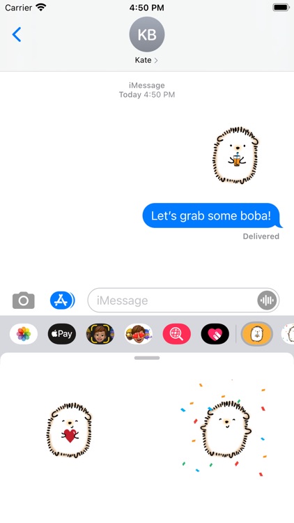 Hedgie the Hedgehog Stickers 2 screenshot-3