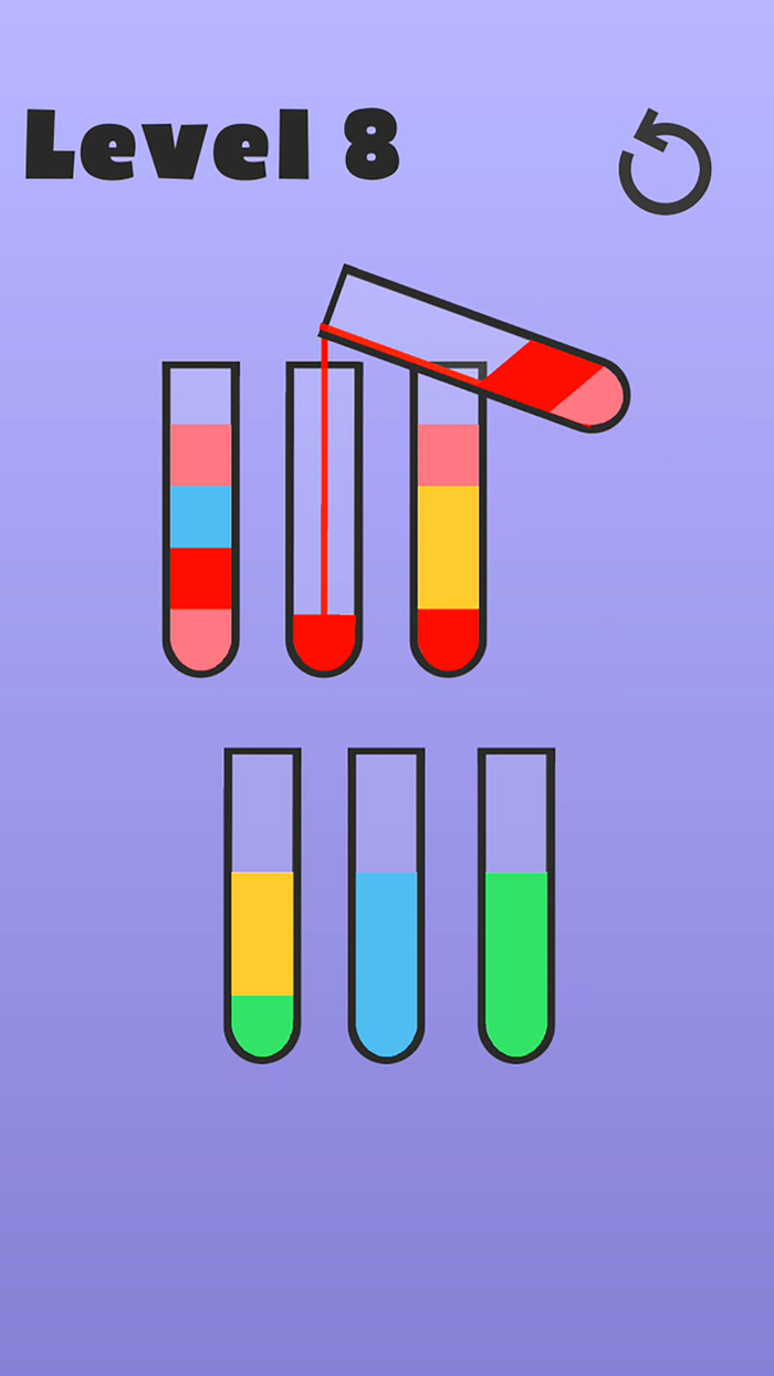 Water Color Sort Puzzle Game