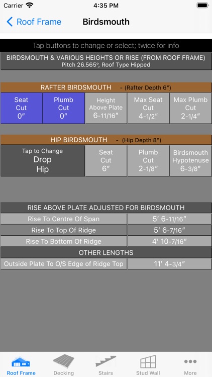 Roof Guide - Carpentry Calc
