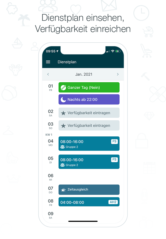 edtime/edpep Mitarbeiter-App