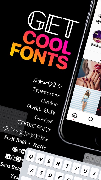 Fonts Fancy - Cool Keyboard