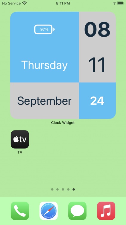 Clock Widget - Funky Colors screenshot-7