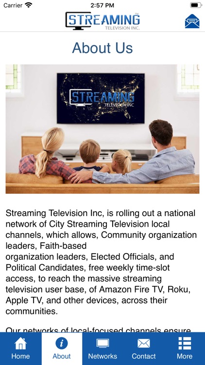 City Streaming TV User App