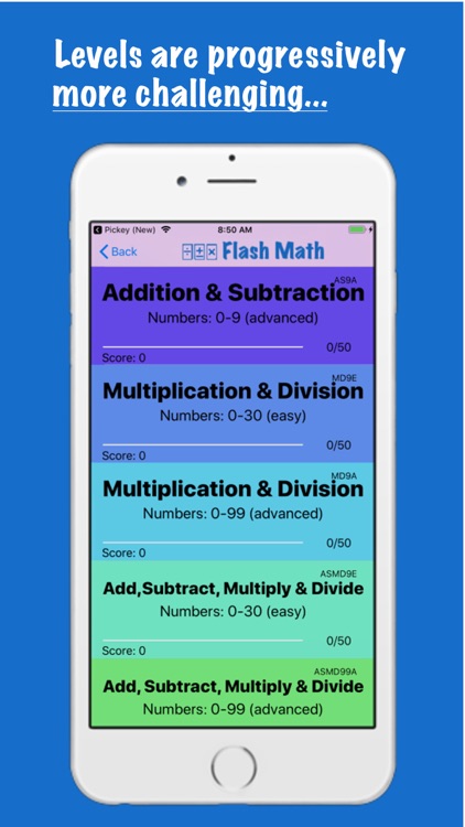 Flash Math: Rapid Recall Game screenshot-3