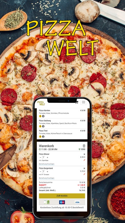 Pizza Welt Lieferservice Wien screenshot-3