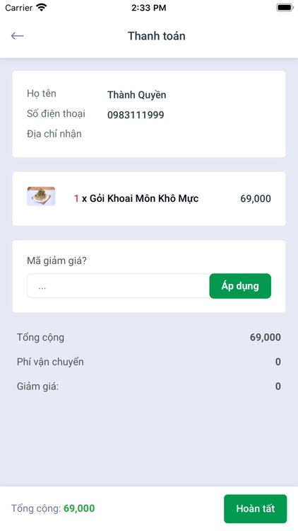 Lẩu Cua Đất Mũi screenshot-5