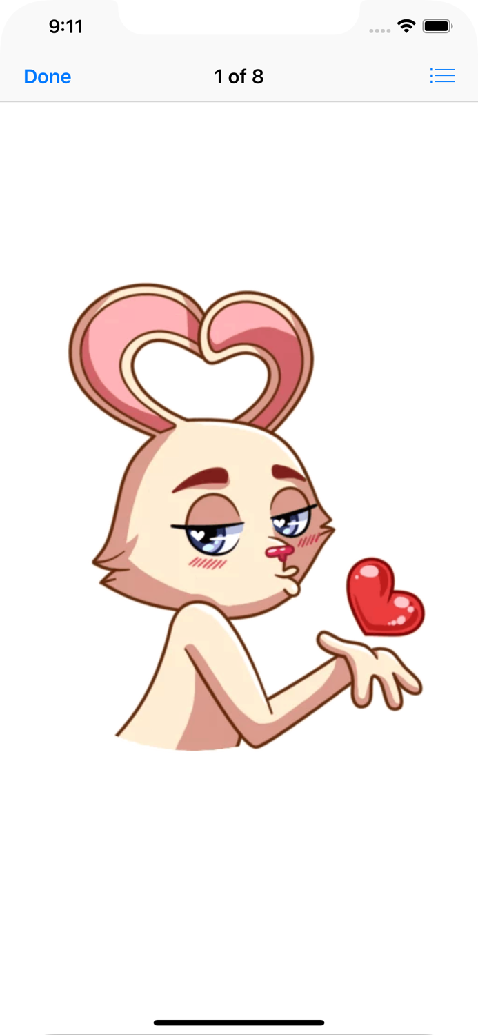 Gentle Rabbit Stickers Pack