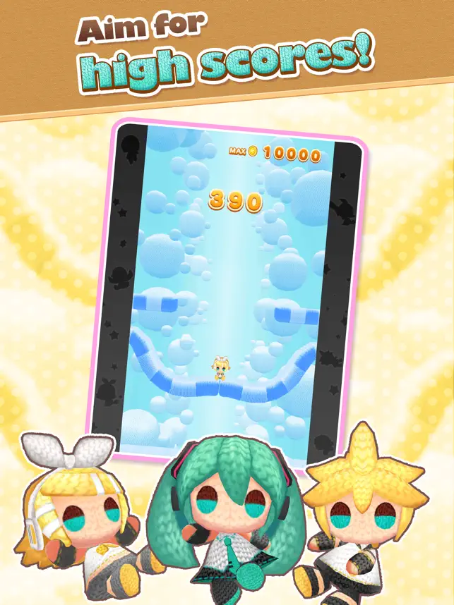 Screenshot 6 Hatsune Miku Amiguru Jump iphone