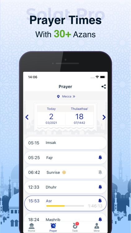Solat Pro-Muslim Prayer times