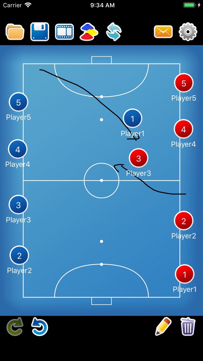 Coach tactic board Futsal