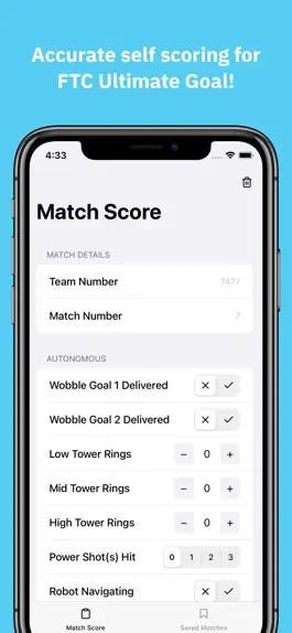 Game screenshot FTC Ultimate Goal Scorer apk