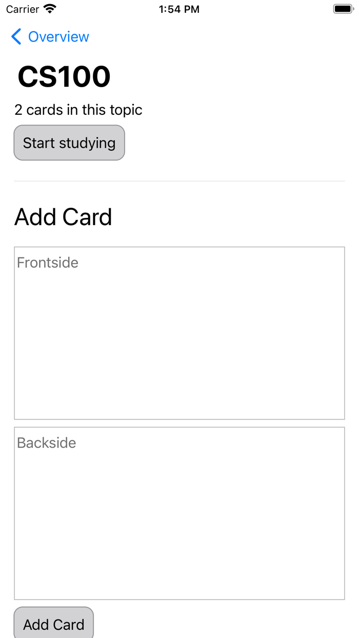 A Study Cards