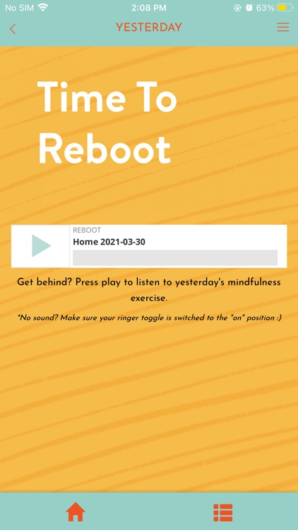 Reboot Mindfulness for Home