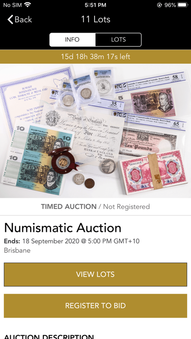 Imperial Auctions Australia screenshot 2