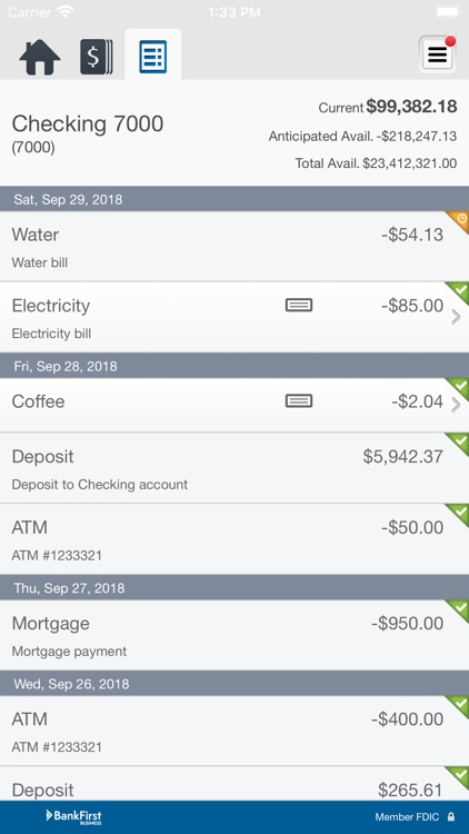 BankFirst Mobile Business screenshot-4