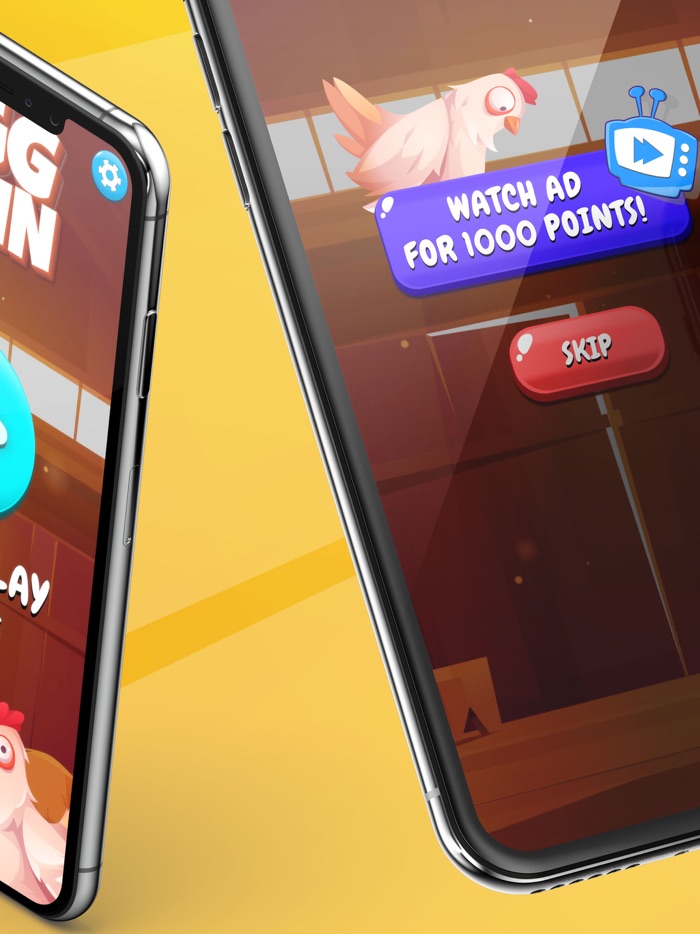 Egg Rain - Collect in basket