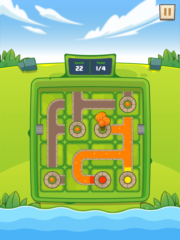 Water Connect - Trees Puzzle screenshot 4