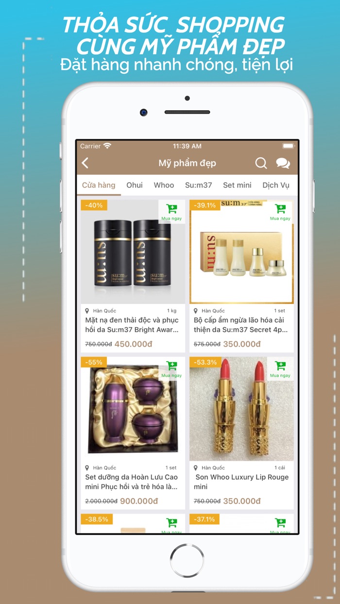 Mỹ phẩm đẹp - Hàng xịn giá tốt