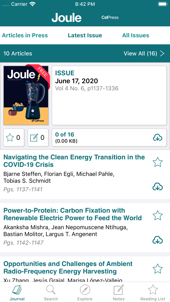 Joule Reader