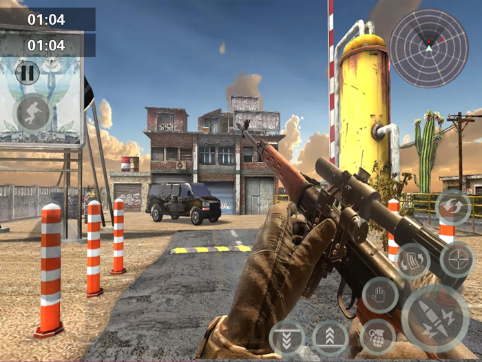 现代枪战模拟战争模拟器射击游戏
