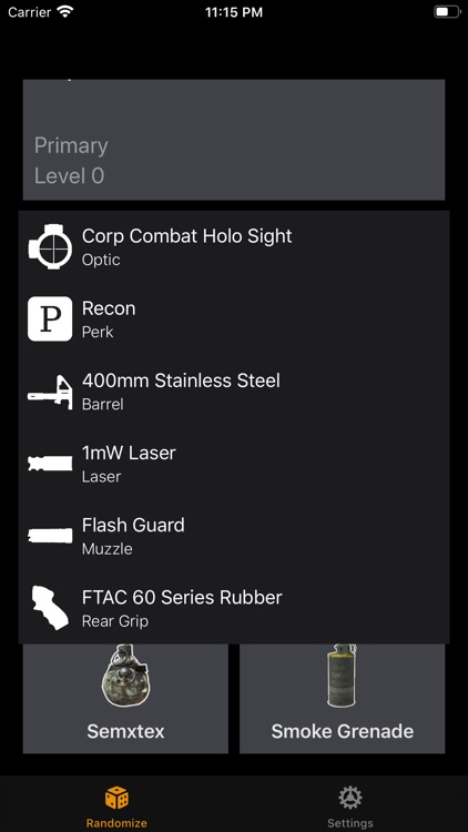 Loadout Randomizer for COD