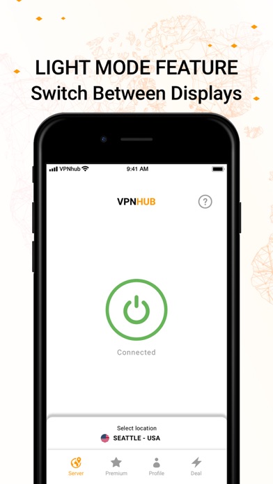 VPNHUB  - 安全で無制限のVPNです screenshot1