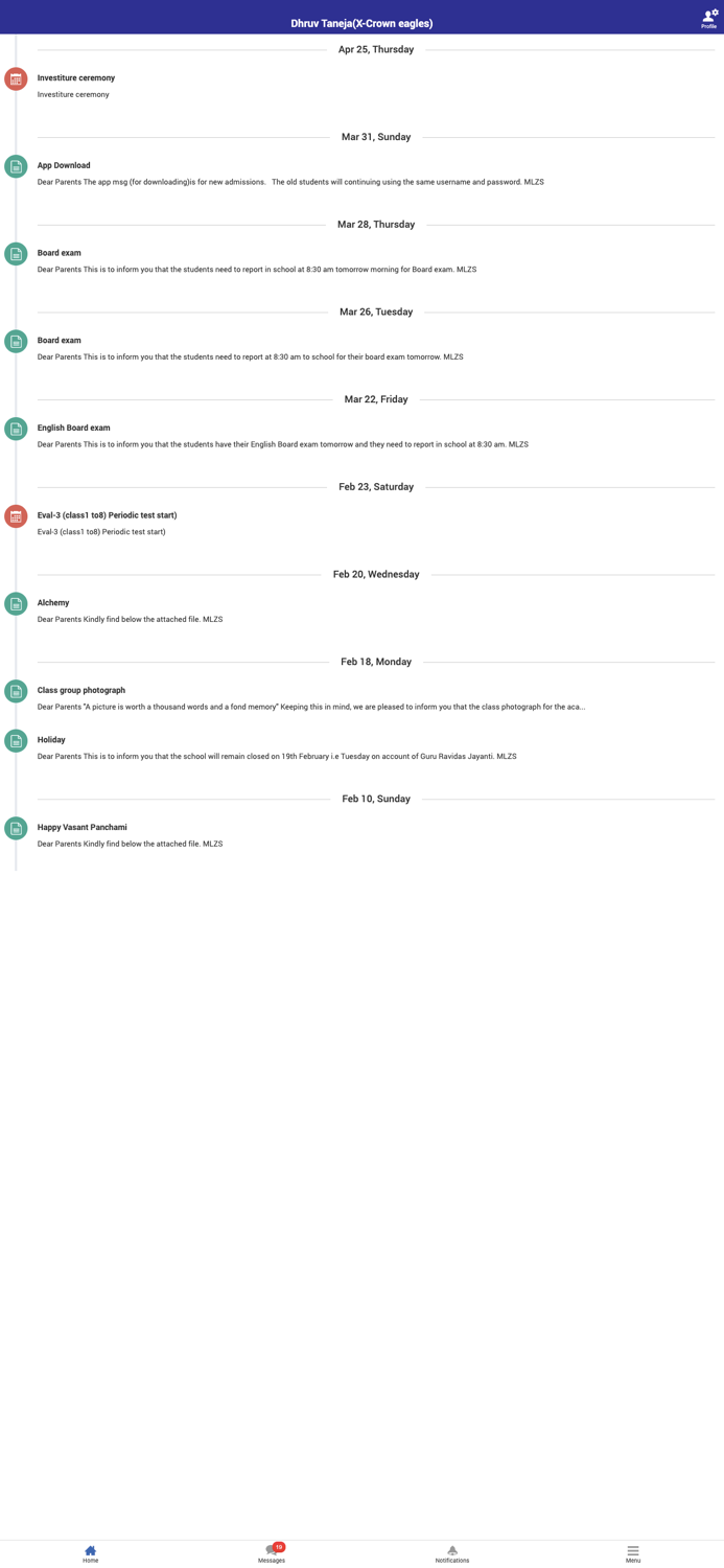 Mount Litera Zee School, Asr