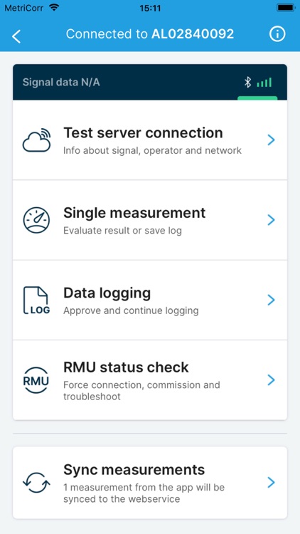 MetriCorr RMU screenshot-3