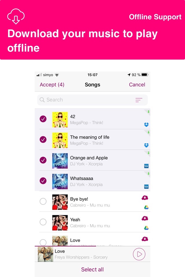 Cloud Music - Stream & Offline screenshot 4