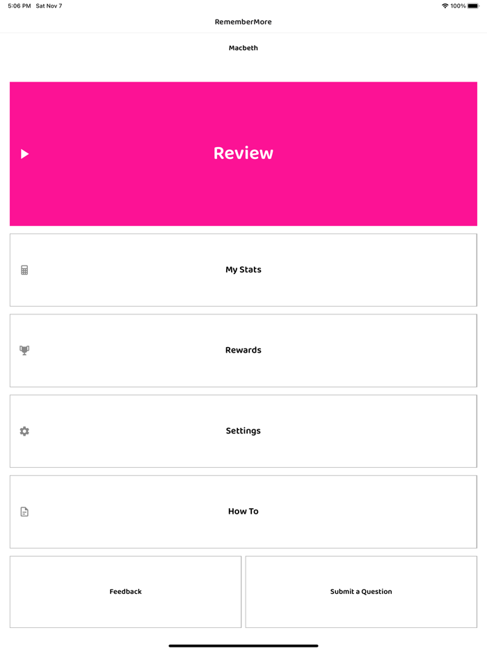 RememberMore Macbeth