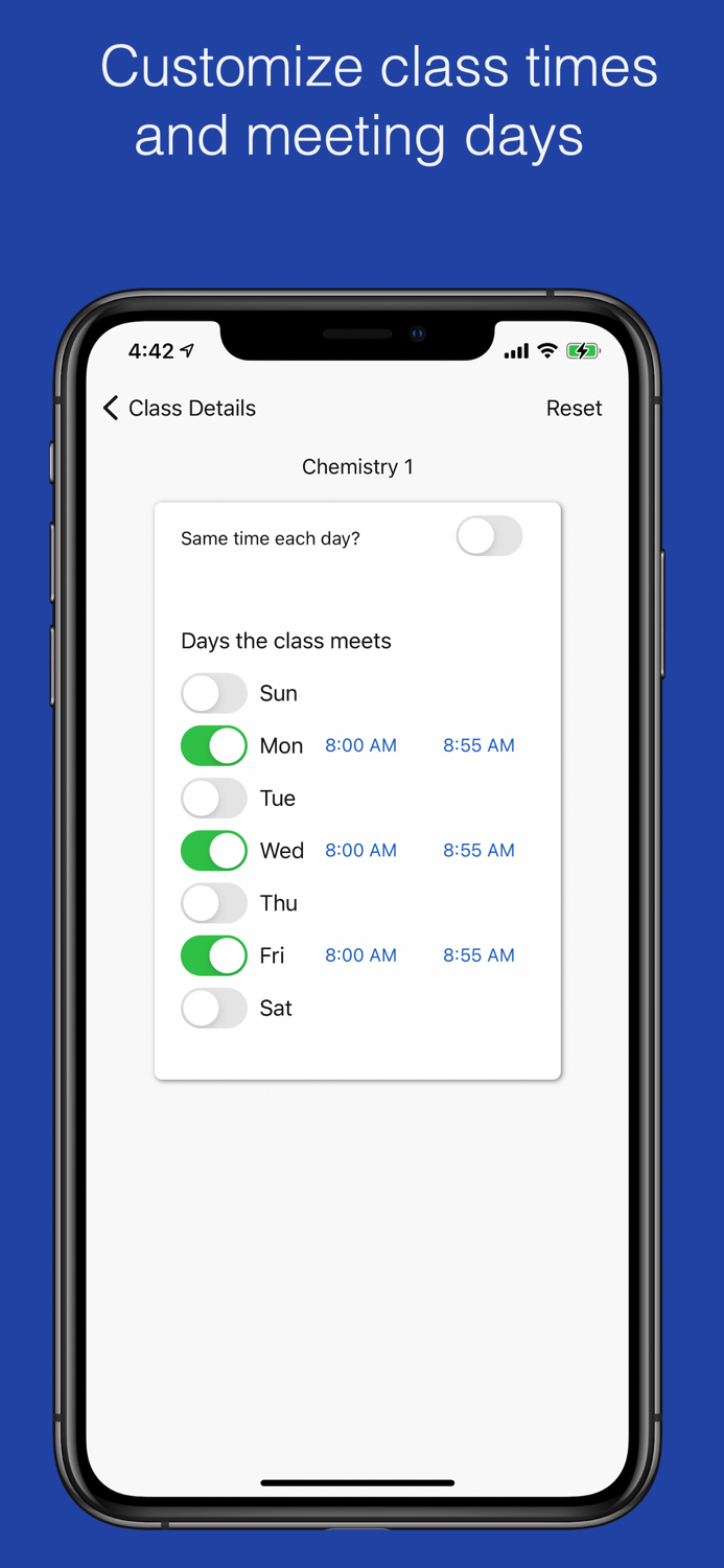 Class Planner for teachers