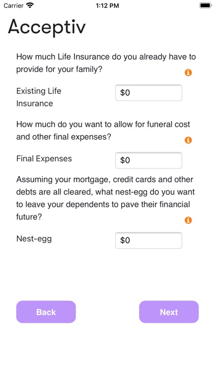 Insurance Needs Analysis screenshot-5