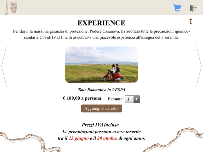 Shop Vini Podere Casanova