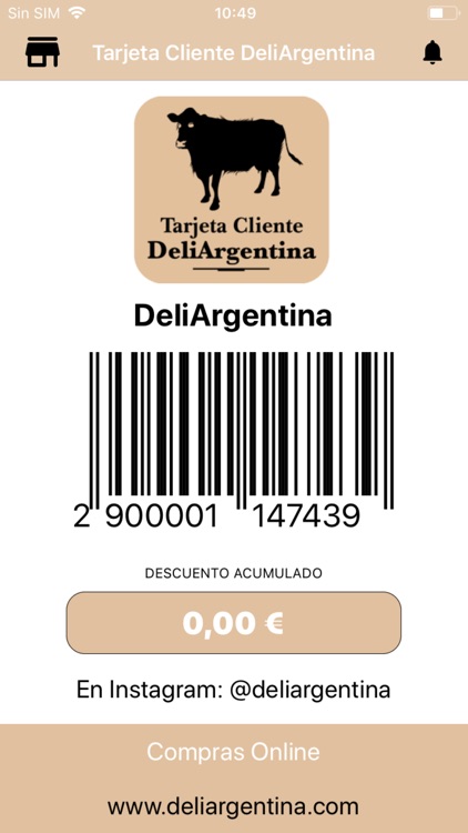 Tarjeta Cliente DeliArgentina