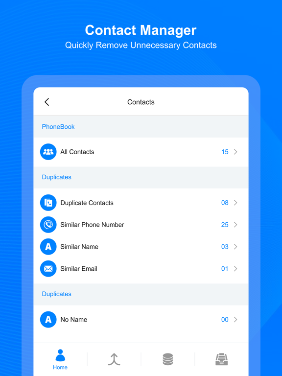 Contacts Backup & Manager screenshot 2