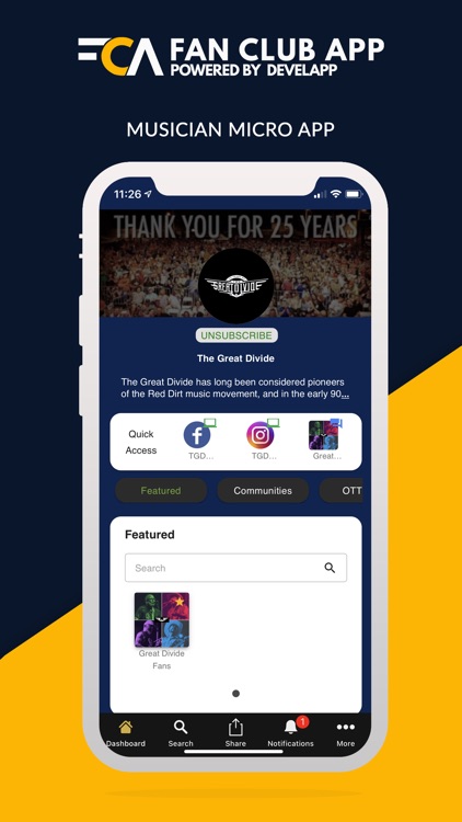 Fan Club App