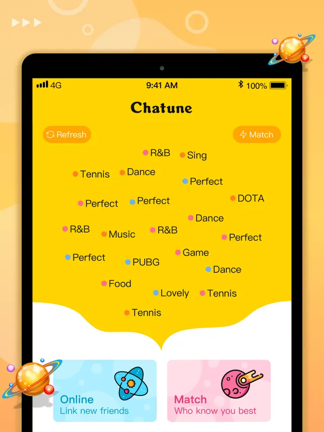 Captura de Pantalla 2 Chatune-Friend&Livestreaming iphone