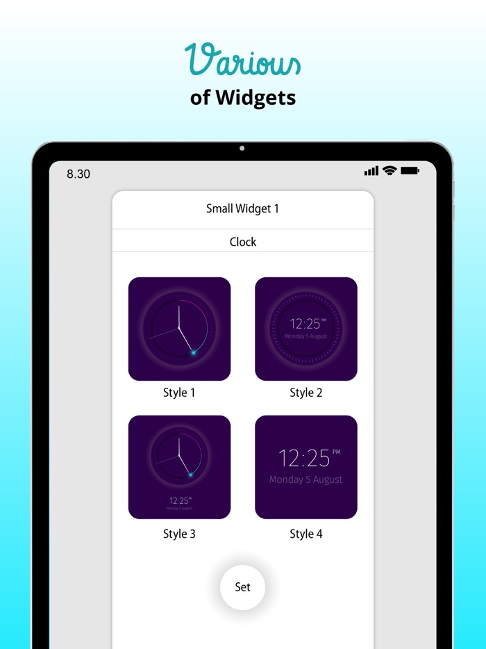 Widget Screen Color