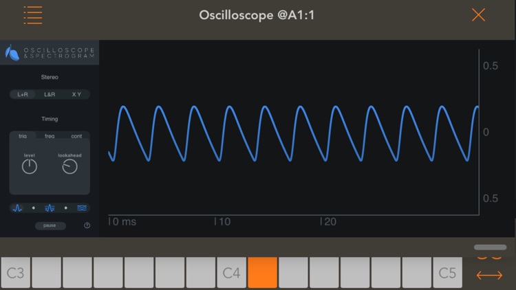 Oscilloscope & Spectrogram screenshot-4