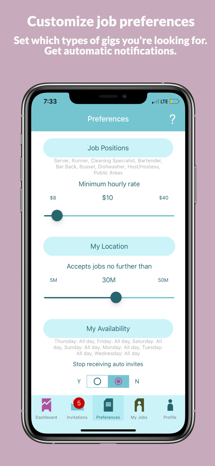 Jobcore Hospitality Gigs
