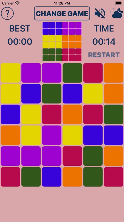 Rubik square puzzle logic game