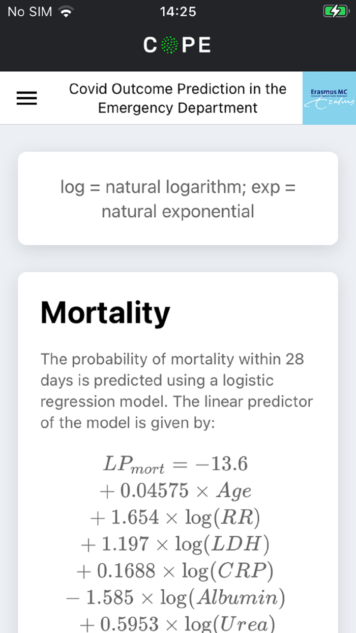 COPE Decision Support