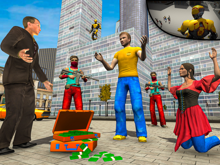 Superhero Robot Aliens Revenge