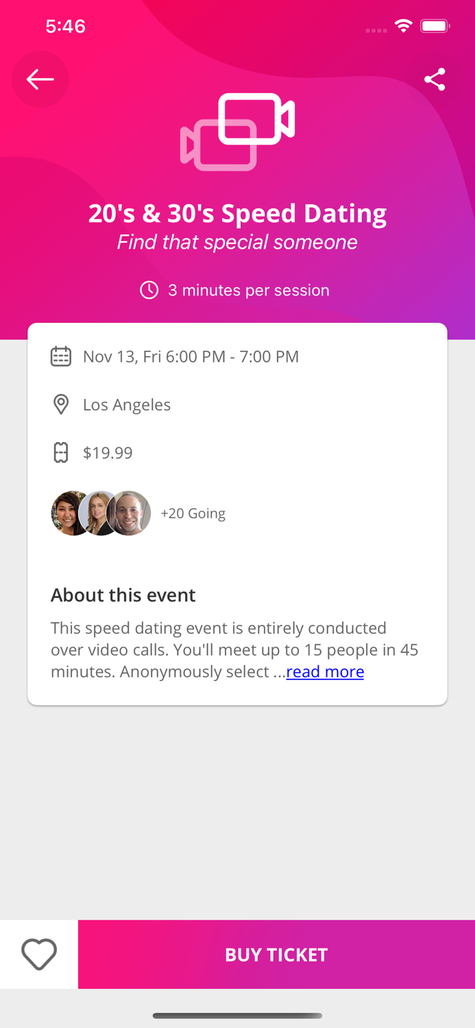 LoveScan - Speed Dating
