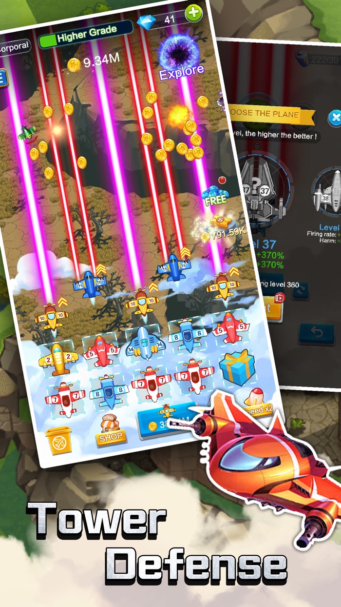 Planes War Idle  Merge